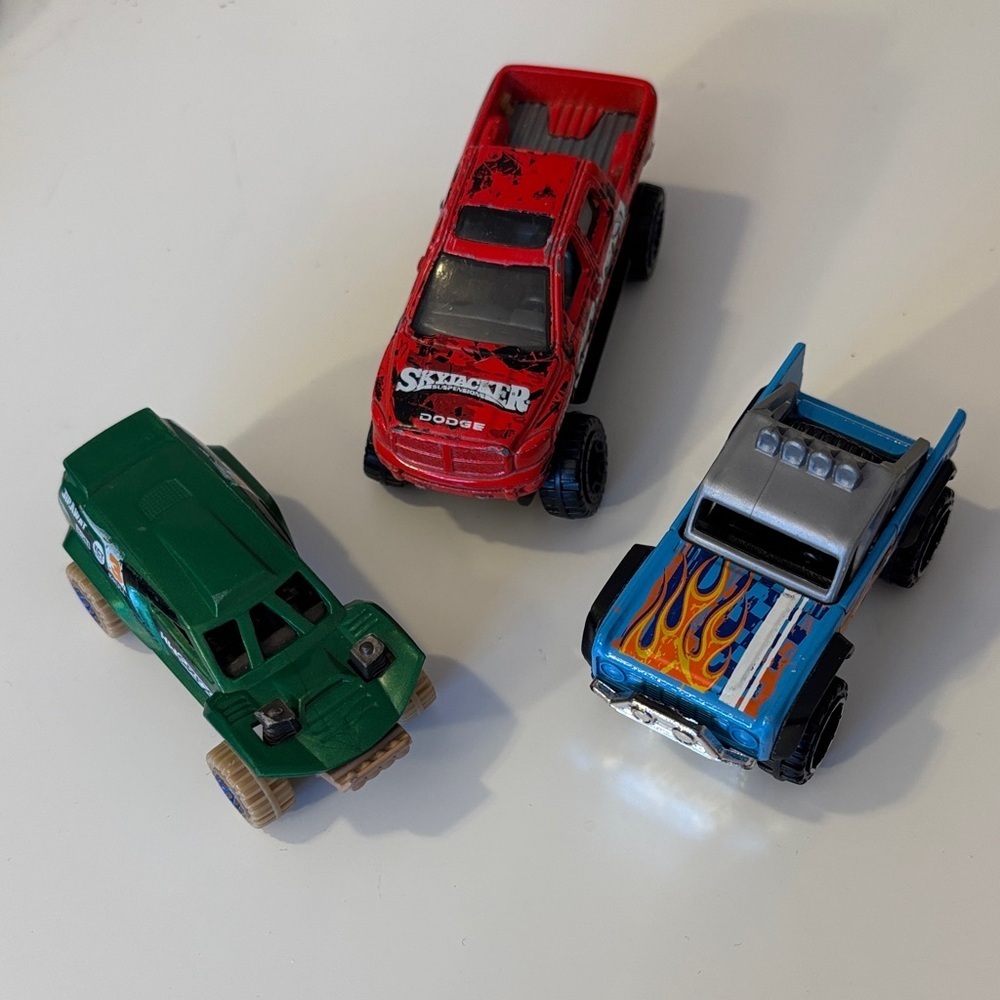 Hot Wheels cars trucks dodge ram ford bronco dune crusher